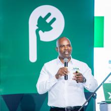 Mr Gore NMBZ Group CEO delivering his key note speech