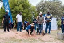 Part of the NMB Team planting trees